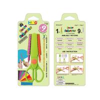 Safety Decorative Edge Safety Craft Scissors for Kids for School