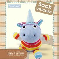 Sew Your Own Stuffed Animal Sock Unicorn Craft Kit