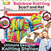 Yarn Hat and Scarf Knit and Wear Station Craft Kit