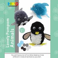 Pom-pom Pals Animals Yarn Arts Crafts Kit for Kids